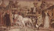 Francesco del Cossa The Triumph of Minerva March,From the Room of the Months oil painting